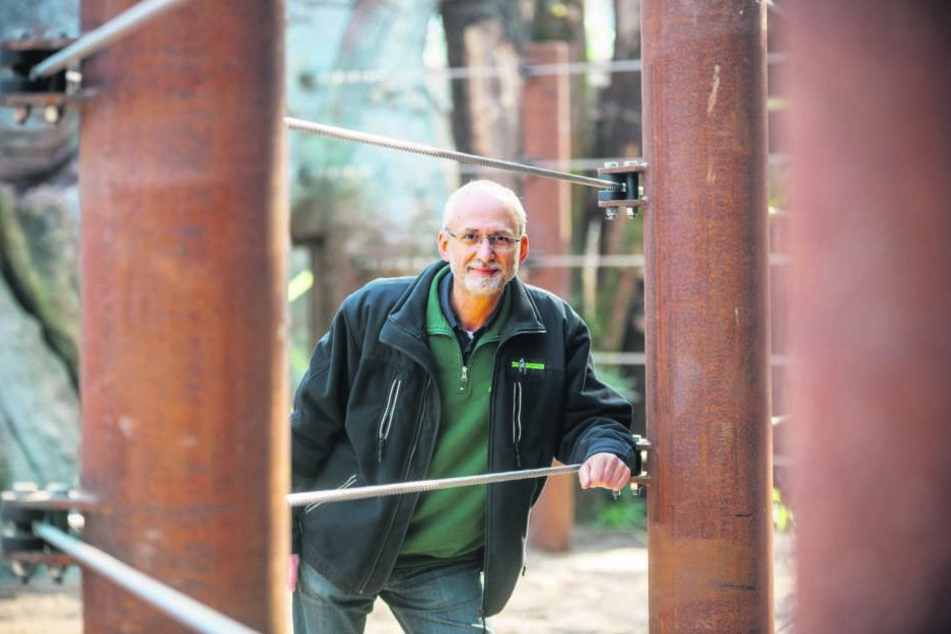 Zoologischer Leiter Wolfgang Ludwig (57).