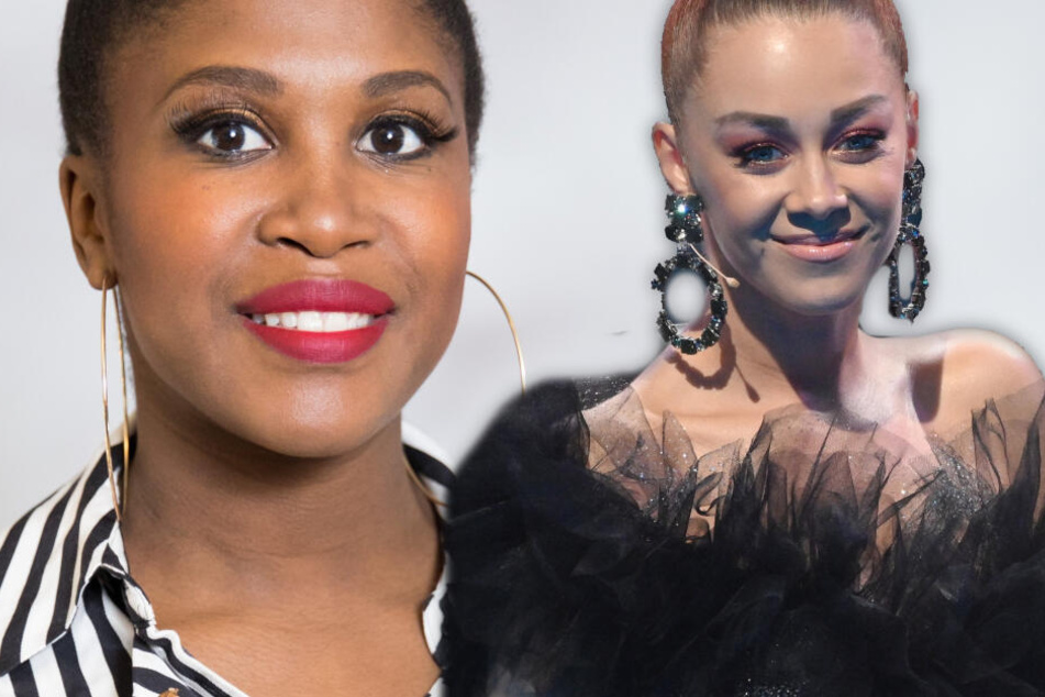 Fotomontage: Die ehemalige "Let's-Dance"-Profitänzerin Oana Nechiti (Re.) wird Motsi Mabuse an zwei Terminen der Tournee in der Jury vertreten.