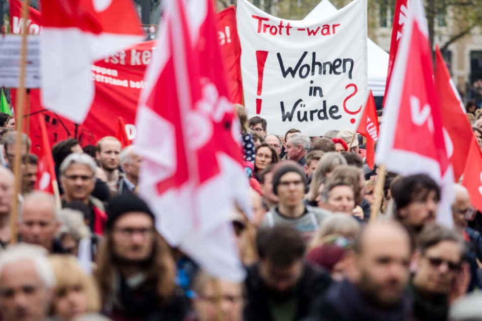 In Stuttgart haben die Menschen die Schnauze voll wegen steigenden Mieten.