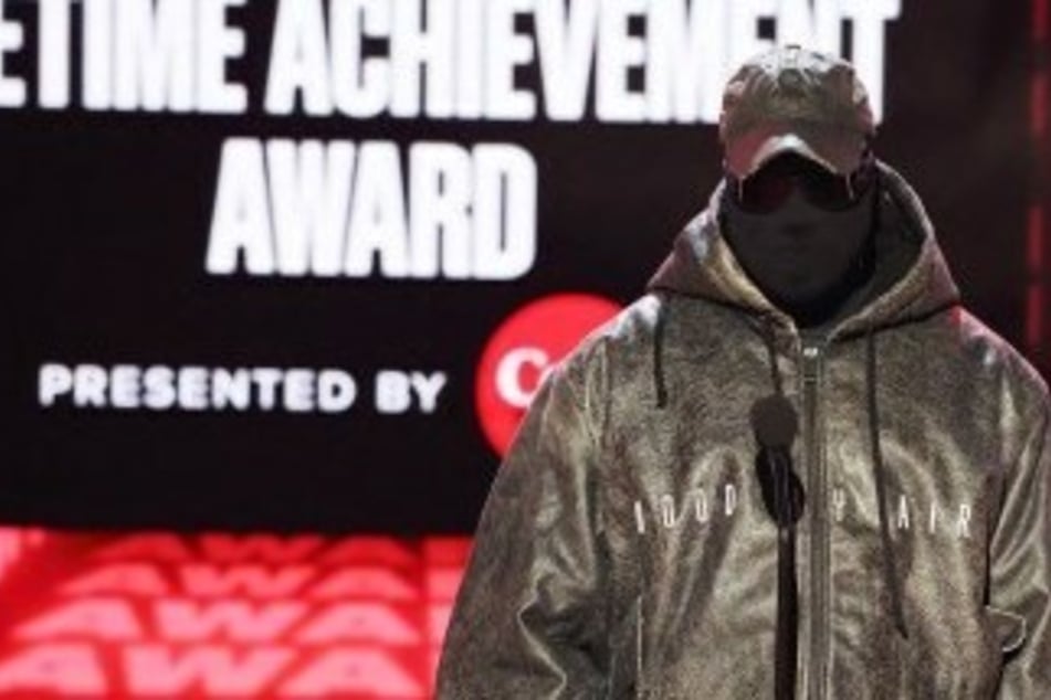 Kanye "Ye" West jokes about Kim Kardashian split in rare BET Awards appearance