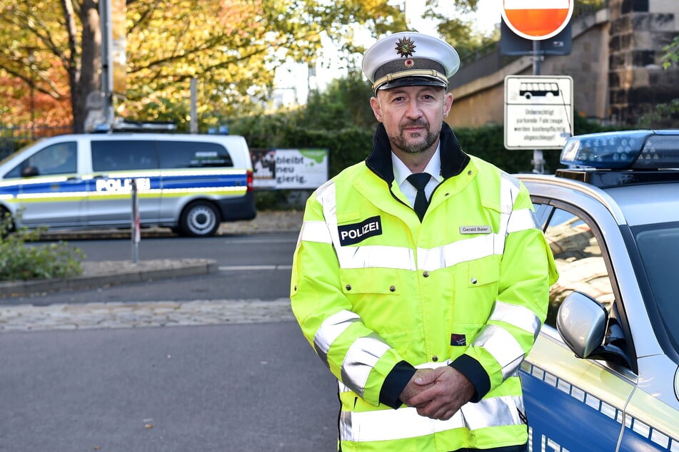 Polizeioberrat Gerald Baier (45) ist Chef der Dresdner Verkehrspolizei.