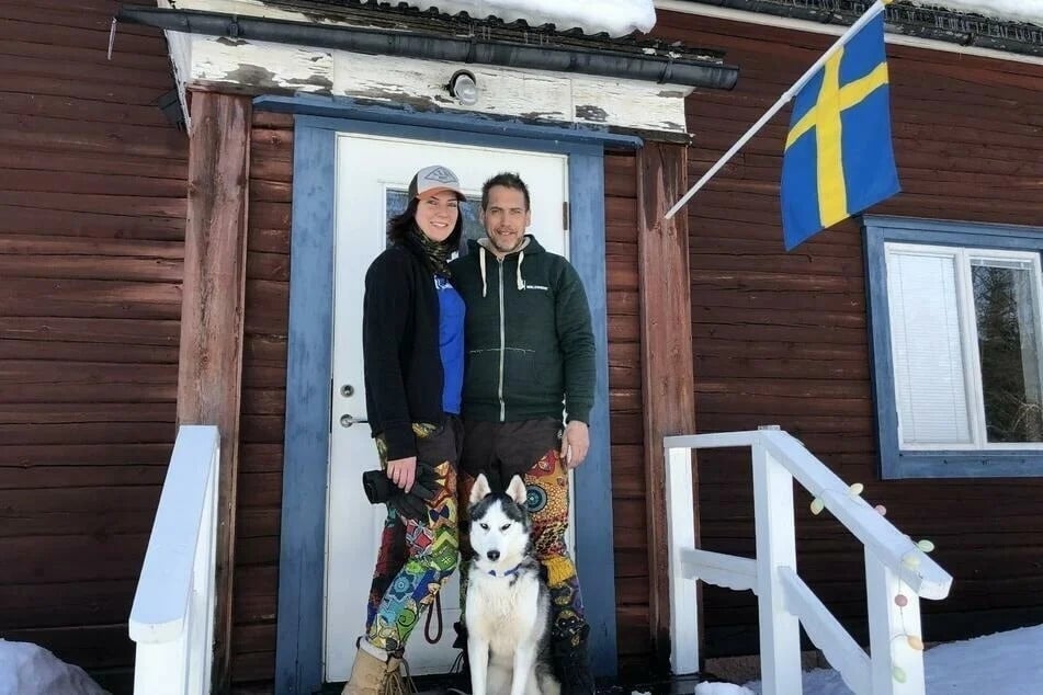 2018 wanderten Julia und ihr damaliger Ehemann Sven zusammen nach Schwedisch Lappland aus.