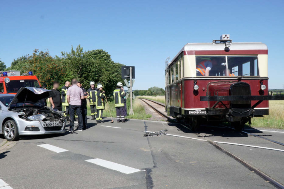 Der Autofahrer kam vorsichtshalber ins Krankenhaus.