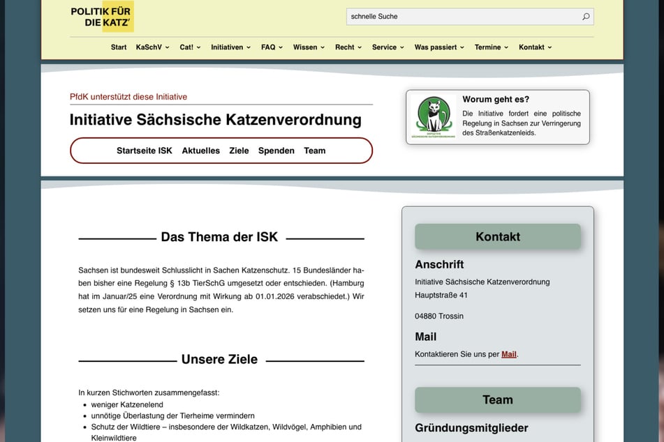 Auf ihrer Website macht die Initiative ihre Ziele deutlich.