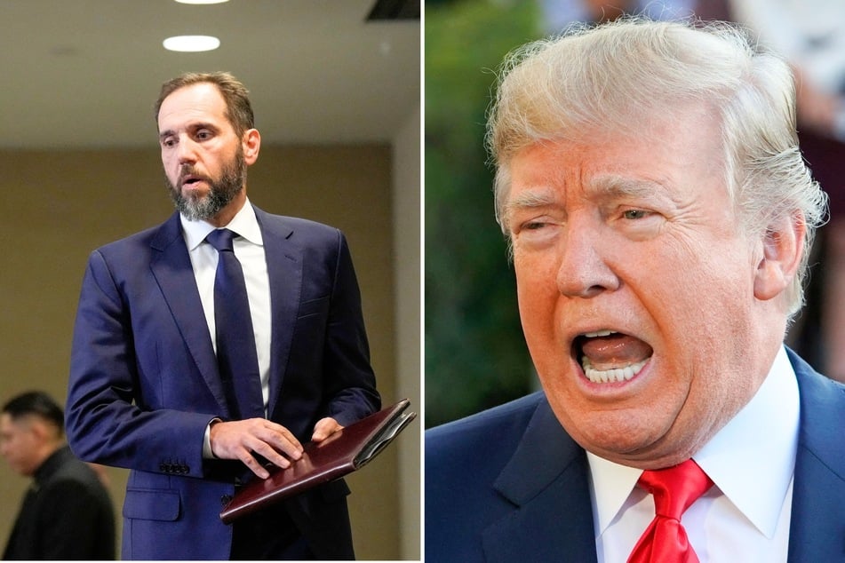 Special counsel Jack Smith (l.) recently filed sealed evidence in Donald Trump's (r.) 2020 election trial, which is believed to contain new details about the case.