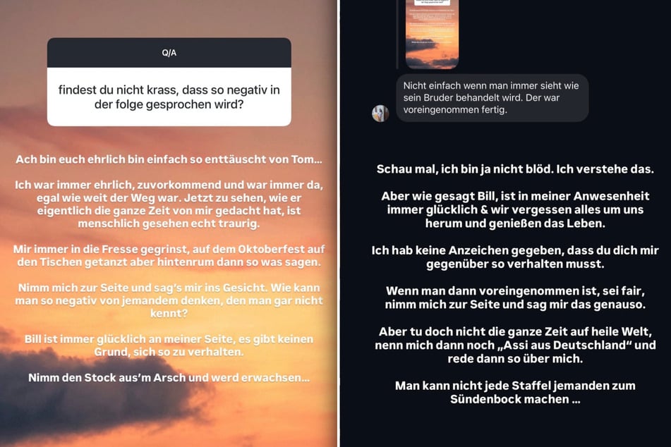 Kontalis setzt sich gegen die Vorwürfe auf Instagram zur Wehr.