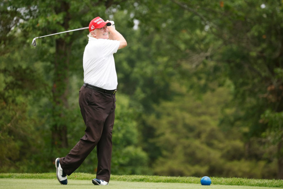 Donald Trump bleibt seinem Stil treu: auf und neben dem Golfplatz