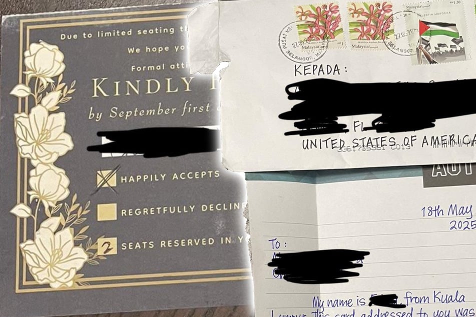 Paar verschickt Hochzeitseinladungen an Freunde: Was sie dann im Briefkasten finden, hat keiner erwartet