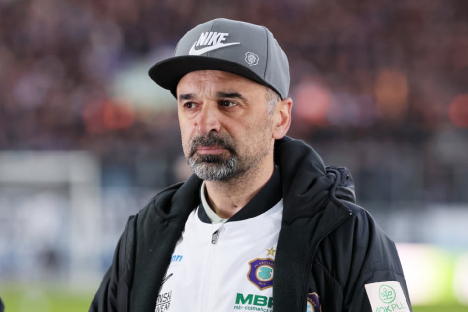 Aue-Interimstrainer Khvicha Shubitidze (51) will die Saison seriös zu Ende bringen und den Pokal in Zwickau holen.
