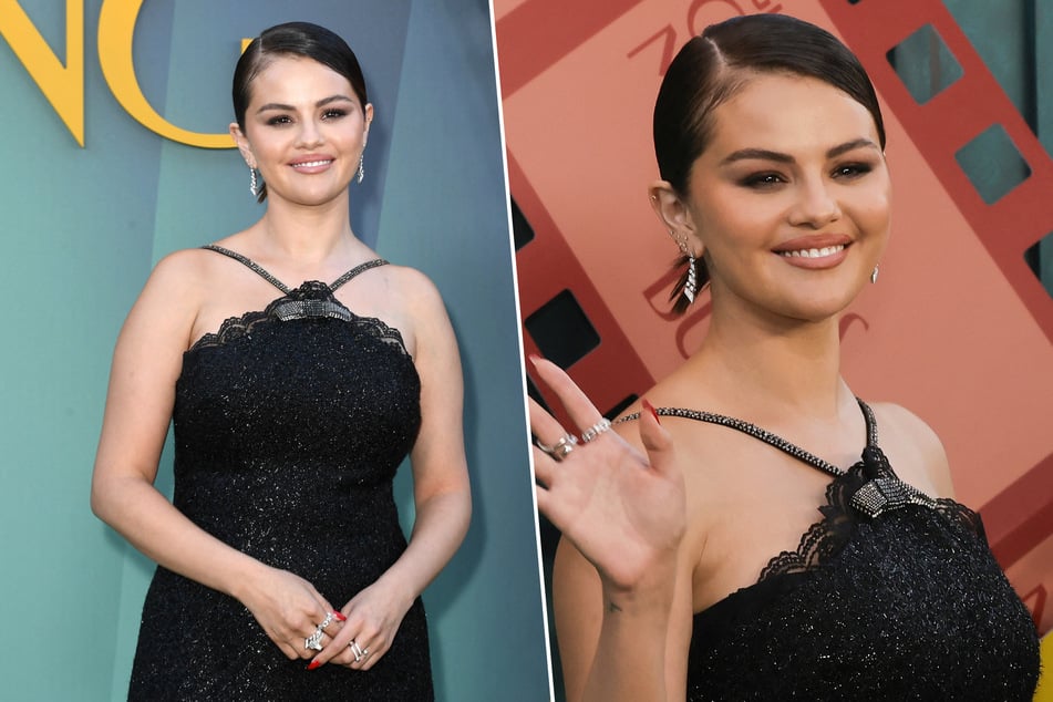 Selena Gomez puts chic spin on LBD for Only Murders in the Building premiere