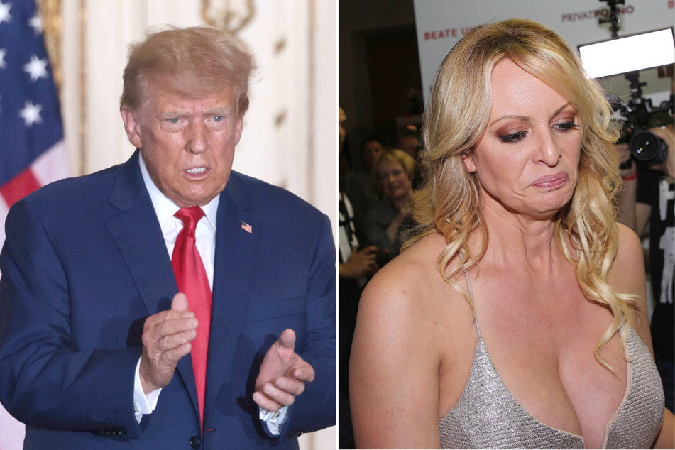 After former president Donald Trump was indicted, porn star Stormy Daniels (r.) was ordered to pay him $121,972 in legal fees for a dismissed lawsuit.