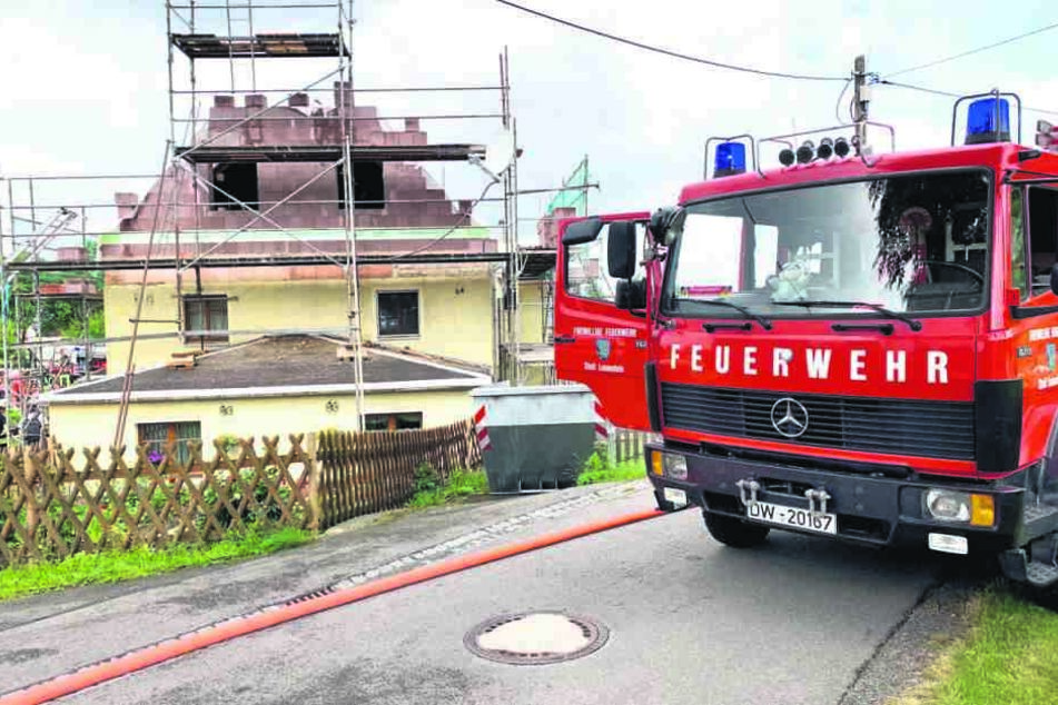 Die Feuerwehr konnte den Brand schnell löschen.