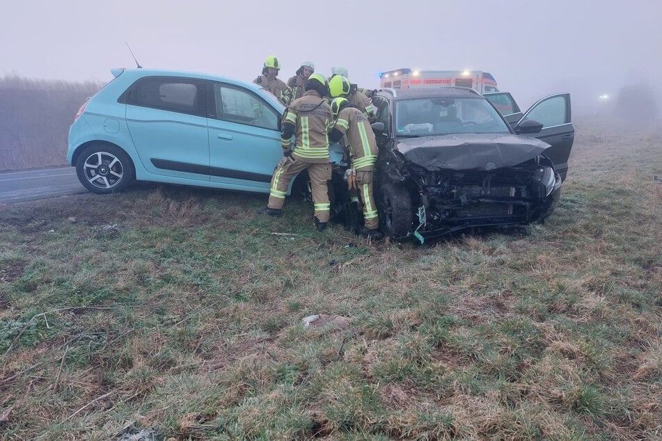 Polizei, Feuerwehr und Rettungsdienst waren vor Ort.