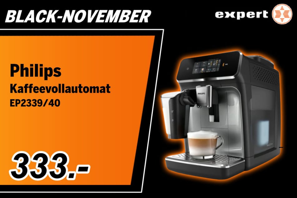 Der Philips Kaffeevollautomat für 333 Euro.