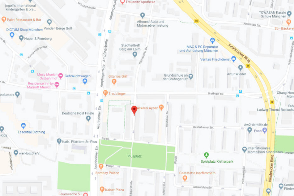 Der Vorfall ereignete sich in der Aßlinger Straße im Münchner Stadtteil Berg am Laim.