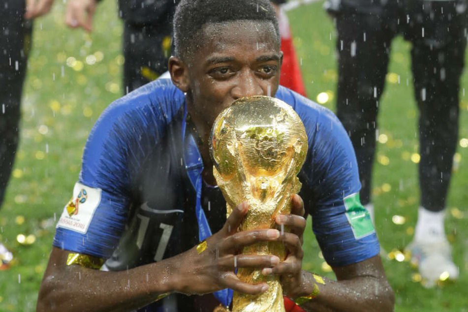 Ousmane Dembélé wurde mit der französischen Nationalmannschaft 2018 Weltmeister.