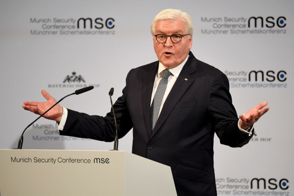 Bundespräsident Frank-Walter Steinmeier eröffnet mit einer Rede die 56. Münchner Sicherheitskonferenz.