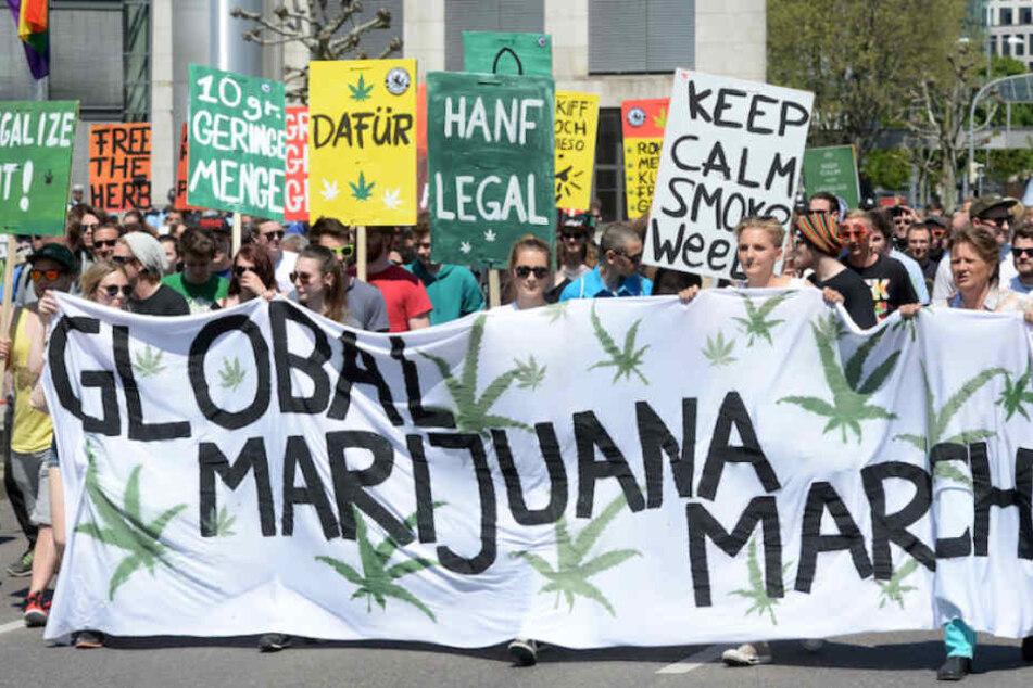 Beim Global Marijuana March gehen jährlich tausende Cannabis-Konsumenten unf Patienten auf die Straßen.