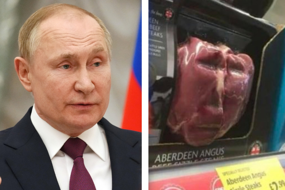 Das Steak aus dem Jahr 2019 hat schon eine gewisse Ähnlichkeit mit Wladimir Putin (69).