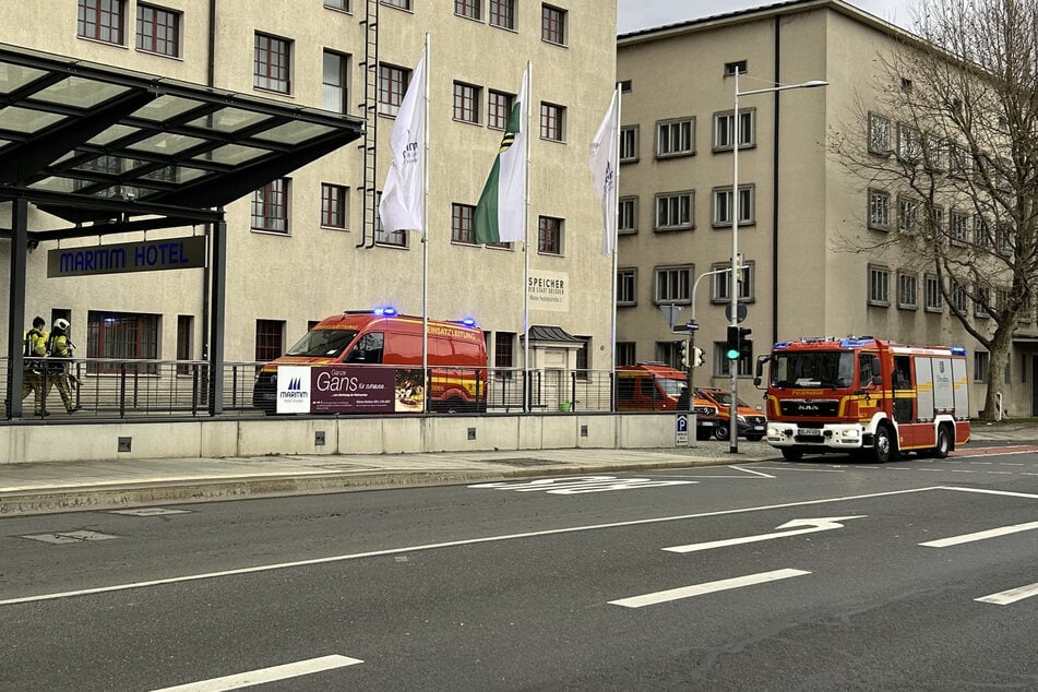 Bereits nach wenigen Minuten konnte die Feuerwehr wieder abrücken - Fehlalarm!