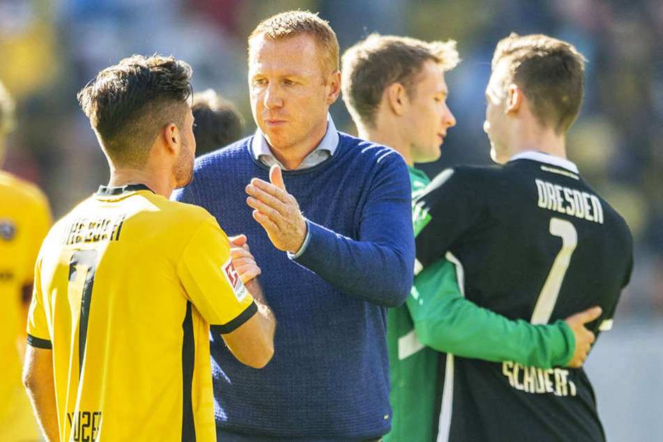 Unter Trainer Maik Walpurgis (r.) wurde Niklas Kreuzer schon vielseitig eingesetzt.