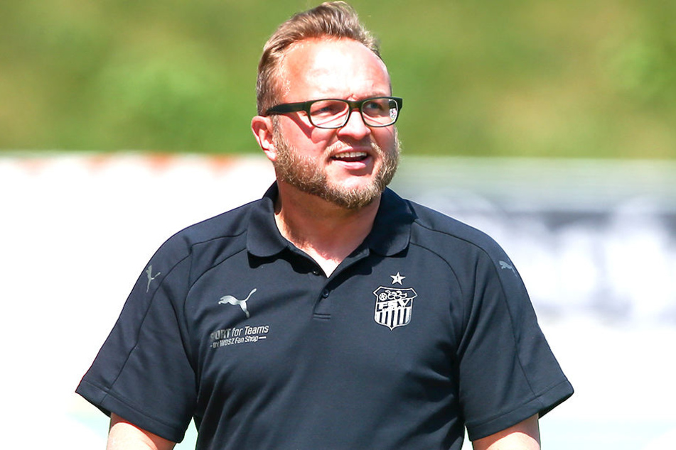 Danny König führt interimsweise die Trainergeschicke beim FSV Zwickau.
