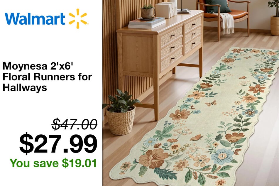 Moynesa 2'x6' Floral Runners for Hallways