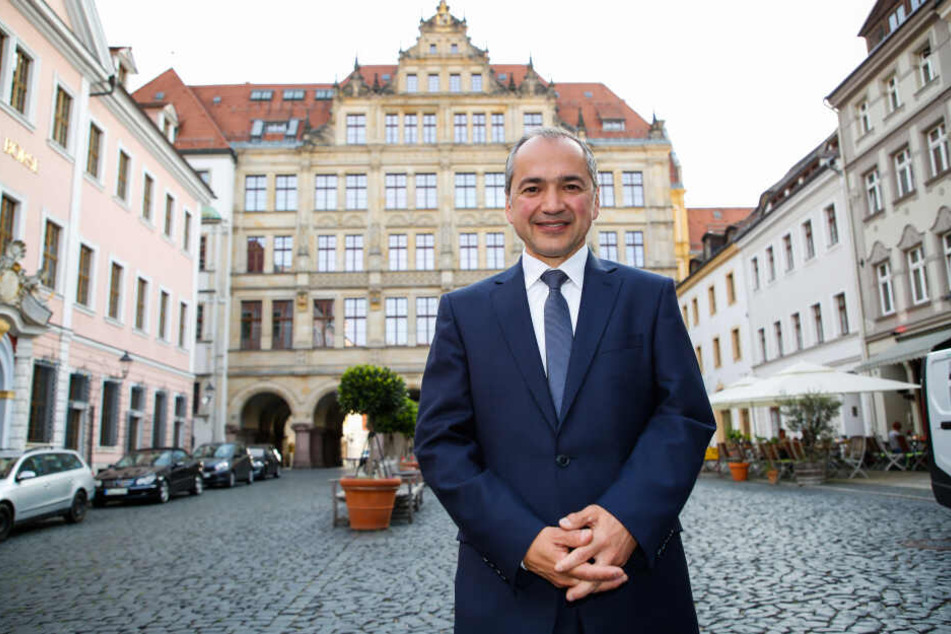 Der CDU-Kandidat Octavian Ursu (51) liegt auf Platz zwei bei der Oberbürgermeisterwahl in Görlitz.