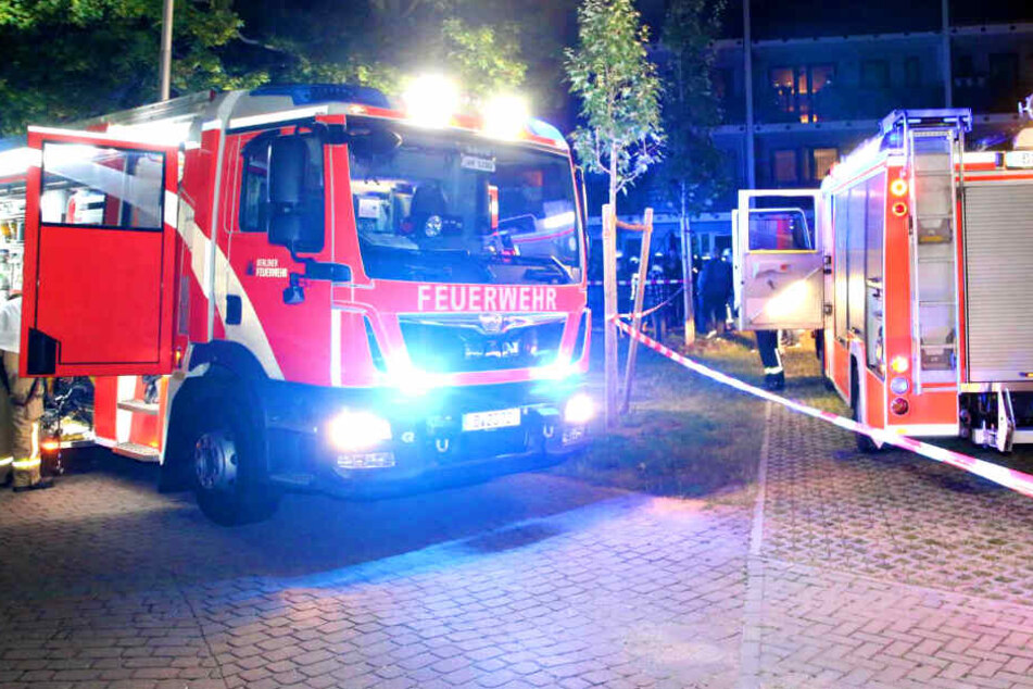 Die Feuerwehr brachte die Bewohner in Sicherheit.