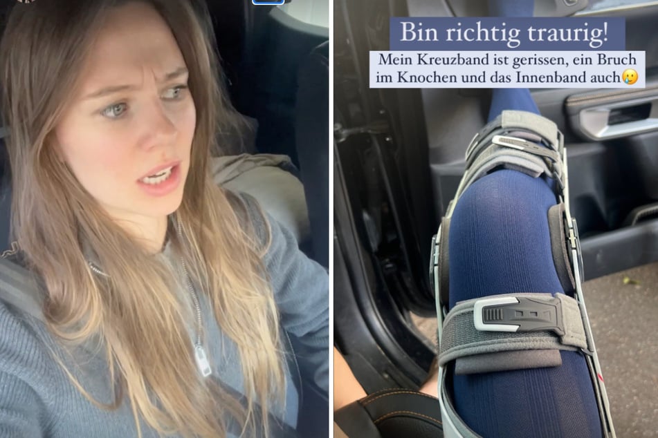 Ann-Kathrin Bendixen (24) hat sich im Urlaub schwer am Knie verletzt.