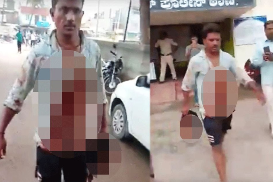 Schockierendes Video: Mann läuft mit abgehacktem Kopf eines alten Freundes durch die Straßen