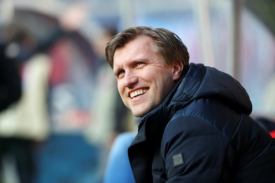 RB Leipzigs Sportdirektor Markus Krösche (39) will mit dem Team in der Champions League ins Halbfinale einziehen.
