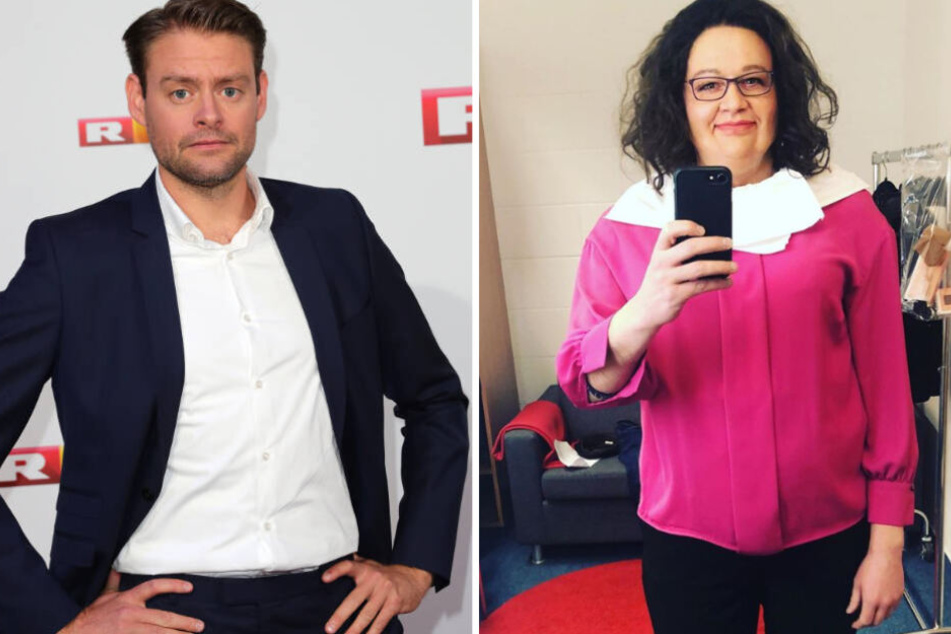 Max Giermann als Max Giermann (li.) und Max Giermann als Andrea Nahles (re.).