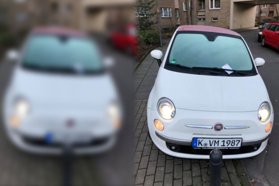 Auch ein weißes Fiat 500 wurde geklaut.