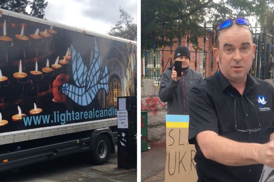 Irish man goes to extremes at Dublin embassy to protest Ukraine war