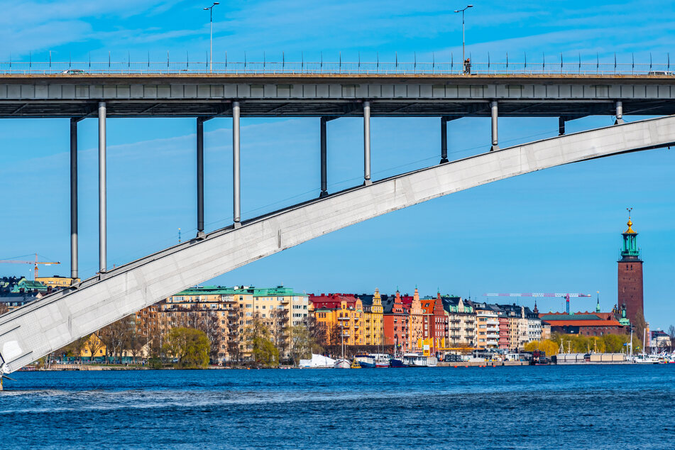 Von dieser Brücke in Stockholm suchte Lundmark das letzte Mal einen Adrenalin-Kick.