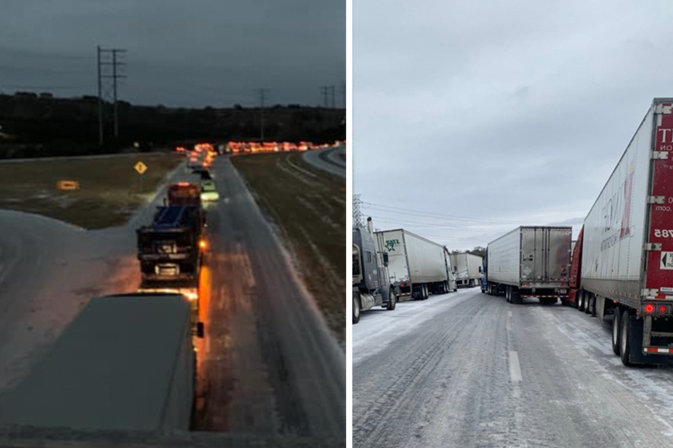 Interstate 10 near Kerrville, Texas has been at a standstill for the better half of Friday due to an 18-wheeler accident that blocked most lanes.