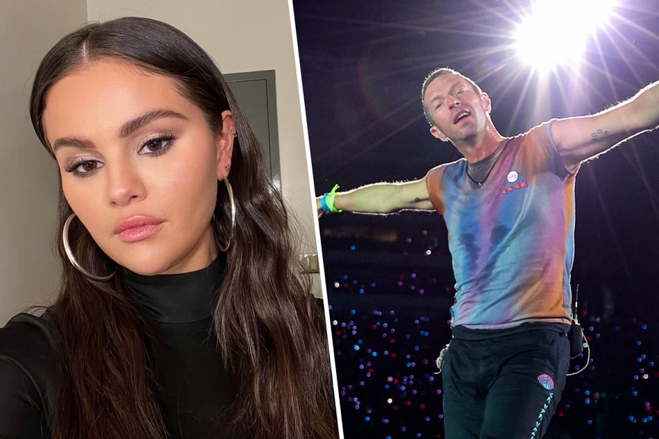 Selena Gomez teams up with Coldplay for an emotional return to the stage