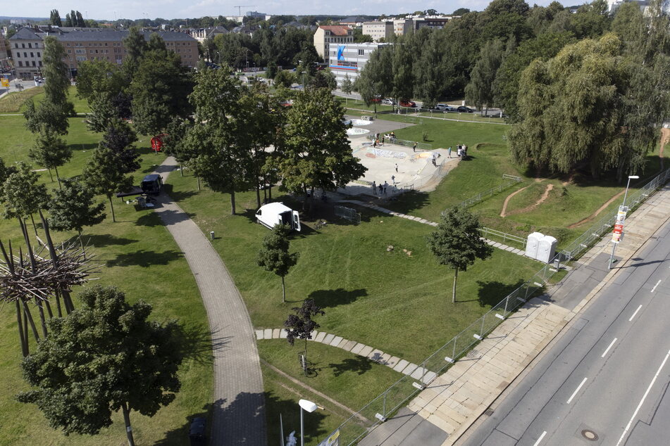 Im Konkordiapark ist am Samstag ein Mann (36) geschlagen und mit einem Messer bedroht worden. (Archivbild)