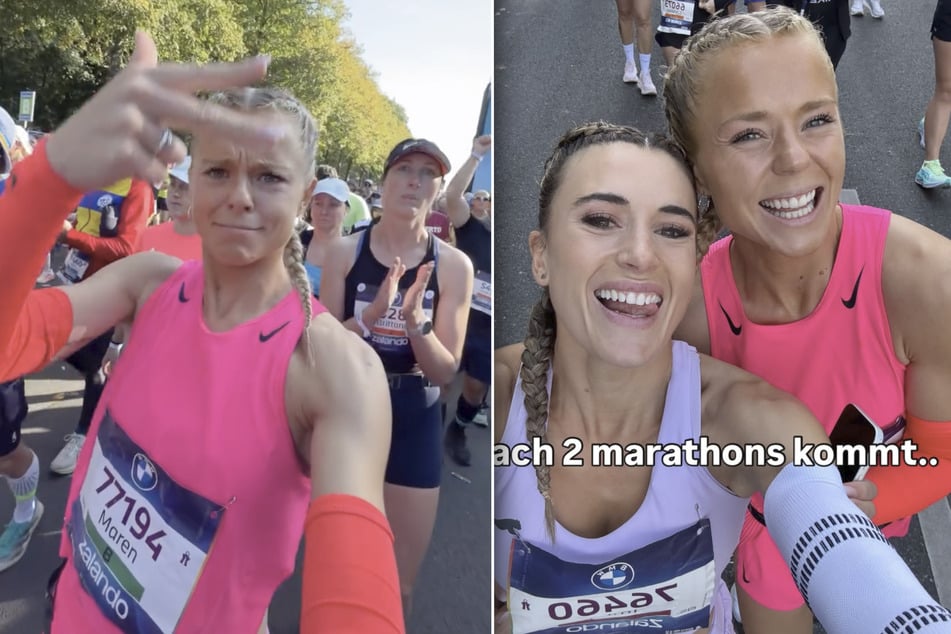 Maren Schiller und Imke Salander haben für die nächste irre Aktion gesorgt: Sie haben den Berlin-Marathon innerhalb von 24 Stunden dreimal absolviert.