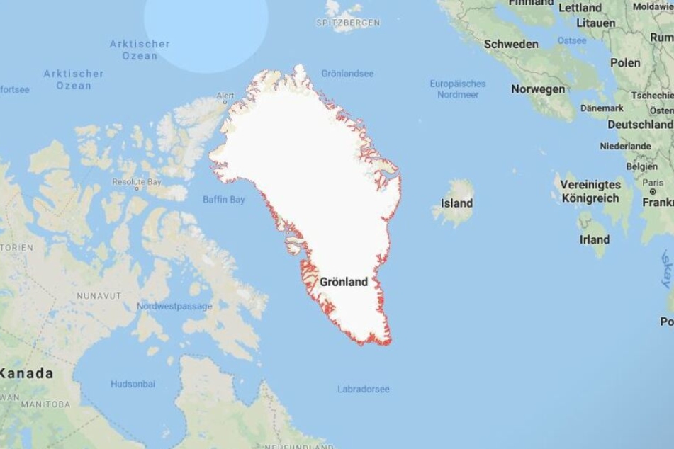 Grönland ist strategisch gut gelegen zwischen Europa und der Küste Kanadas.