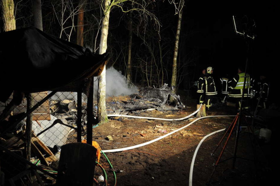 In der Wohnsiedlung am Kesselberg ist in der Nacht zu Donnerstag ein Feuer ausgebrochen.
