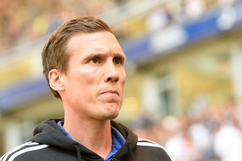 HSV-Trainer Hannes Wolf war nach dem Remis sichtlich bedient.