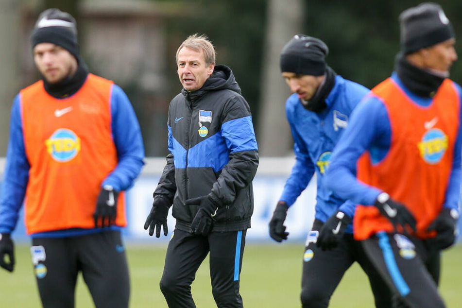Jürgen Klinsmann beim Trainingsauftakt.