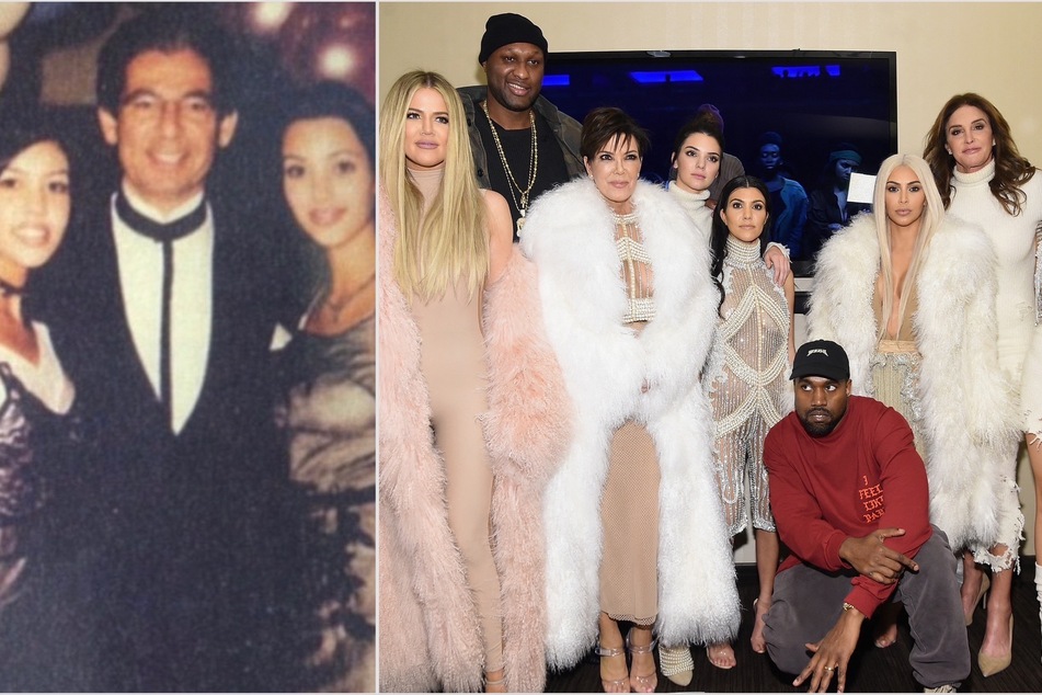 Kim Kardashian paid tribute to the late Robert Kardashian Sr. (l. middle) and her step-father, Caitlyn Jenner (r.), on Instagram.