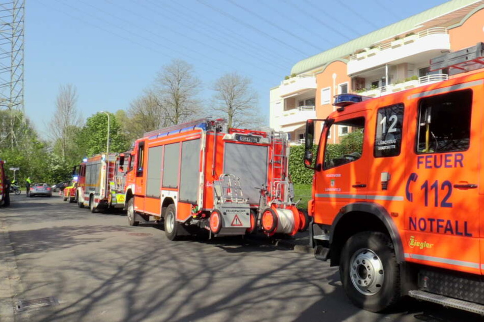Etwa 130 Einsatzkräfte der Feuerwehr waren vor Ort.