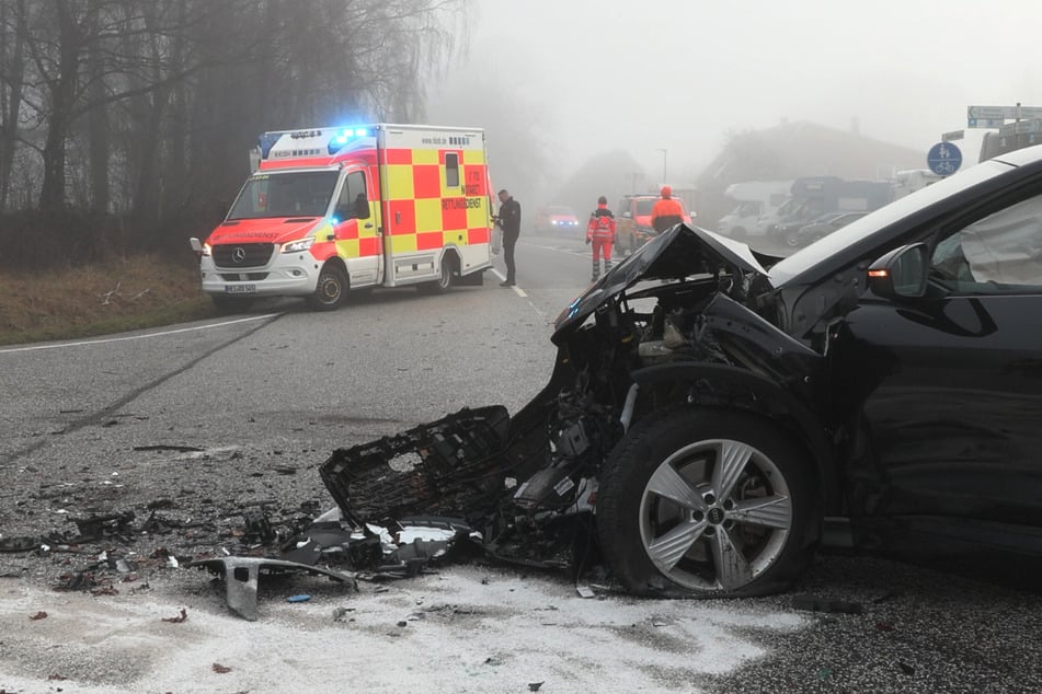Der Fahrer (59) des Audi wurde schwer verletzt.