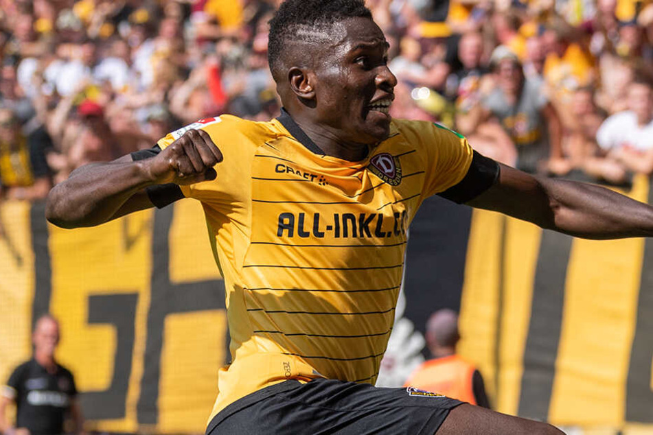 Moussa Koné und die SGD treffen am morgigen Mittwoch auf den Halleschen FC.