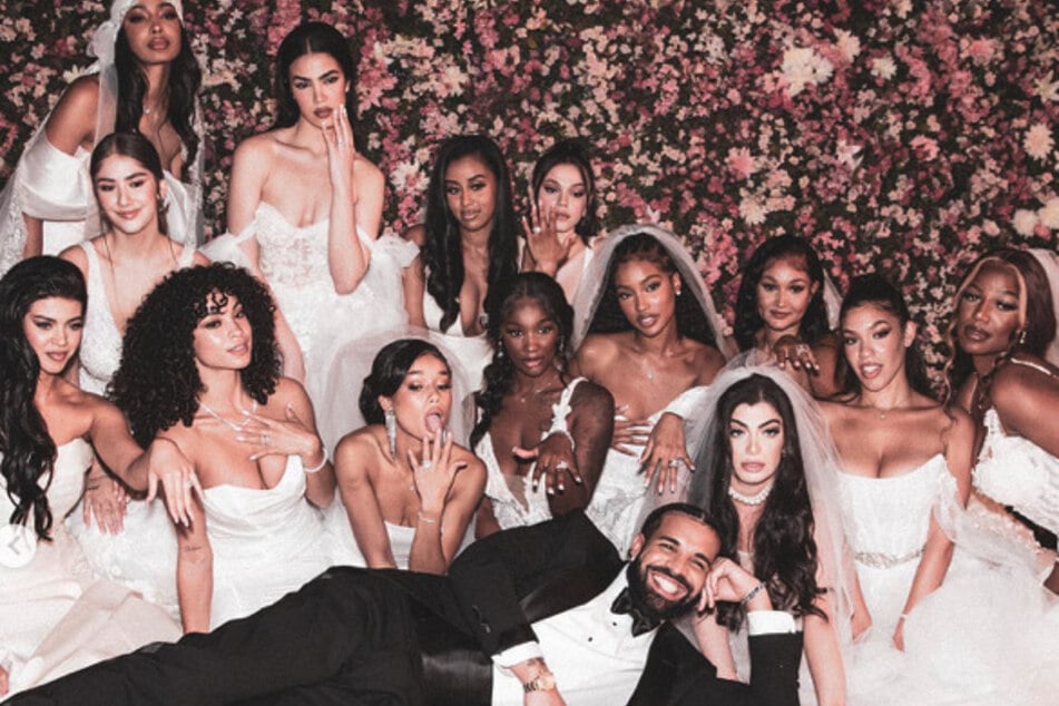 Drake released the music video for the track Falling Back, which featured 23 brides and a surprising best man.
