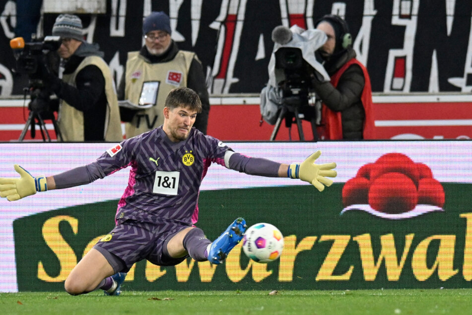 Auch der bärenstarke Gregor Kobel konnte die Pleite von Borussia Dortmund letztendlich nicht verhindern.